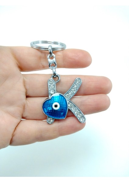 K Harfli Nazar Boncuklu EN04001 Anahtarlık fiyatları