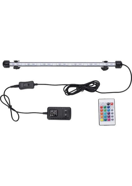 Uzak Stil ile 28 cm Rgb cm Su Geçirmez LED Akvaryum Aydınlatma Balık Tankı Işık Çubuğu Bluewhite Dalgıç Sualtı Lamba Işığı Sucul Dekor (Yurt Dışından)