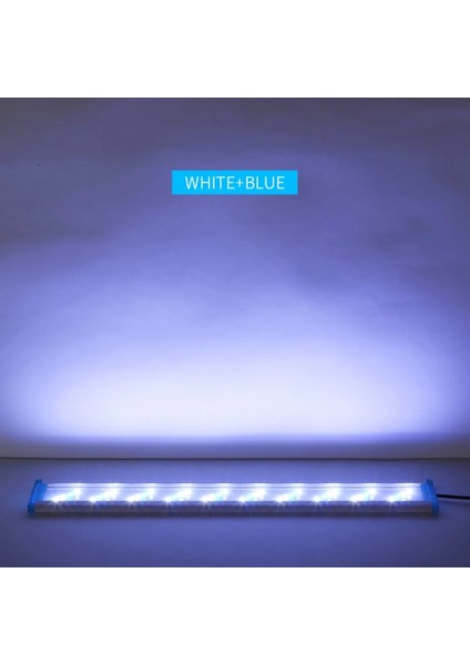 SZD-B30BW Stili Ultra Ince Akvaryum Mavi ve Beyaz Aydınlatma LED Işık Peyzaj Ekolojik Tank Raf Işıkları Besktop Balık Tankı Su Lambası (Yurt Dışından) fırsatları