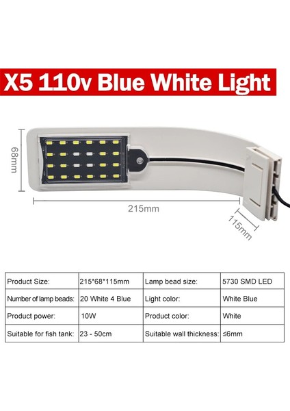 X5 110V Wbw Stili Akvaryum LED Işık Süper Ince Yüksek Parlaklık Bitkiler Işık Büyümek 5W 10W Sucul Bitki Lambası Balık Tankı Için Su Geçirmez Clip-On (Yurt Dışından) fiyatları