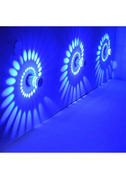 Gümüş Tarzı Rgb Spiral Delik LED Duvar Işık Efekti Duvar Lambası Uzaktan Kumanda ile Parti Bar Lobisi Için Renkli Wandlamp Ktv Ev Dekorasyonu (Yurt Dışından)
