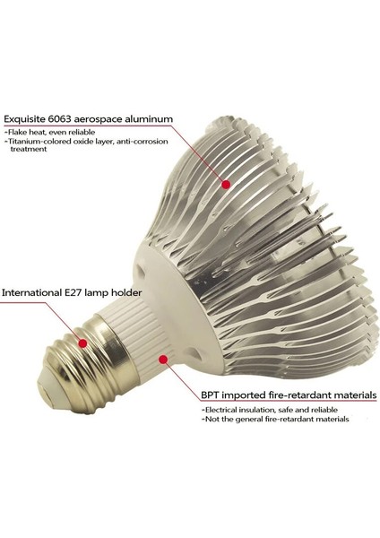 6beyaz 3mavi Tarzı LED Akvaryum Işık E27 PAR30 PAR38 Reef LED 54W Ac LED Grow Bitki Akvaryum Lambası Mercan Resifi Balık Tankı Için (Yurt Dışından) modelleri