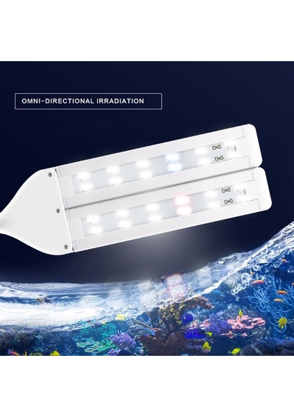 Abd Fiş Stili C Stili Ayarlanabilir Balık Tankı Dört Sıralı Işıklar LED Akvaryum Klipsli Aydınlatma Lambası Euus Plug (Yurt Dışından) modelleri