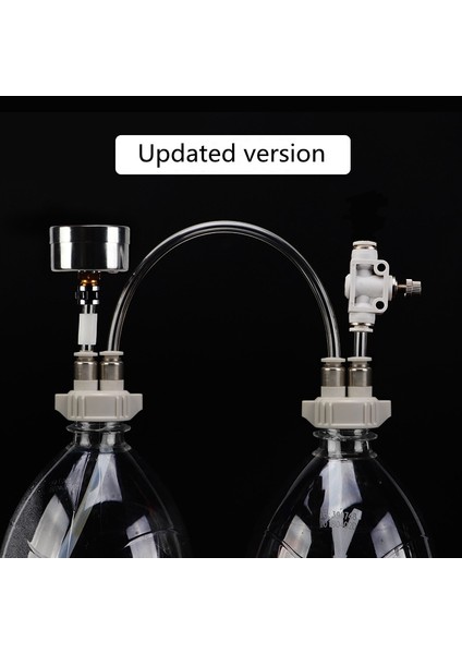 Güncellenmiş Sürüm Stili Dıy Co2 Vana Difüzör Akvaryum Kaynağı Balık Tankı Su Çim Basınçlı Hava Akış Cihazı ile Ev Yapımı Karbon Dioksit Jeneratör Kiti (Yurt Dışından) fiyatları