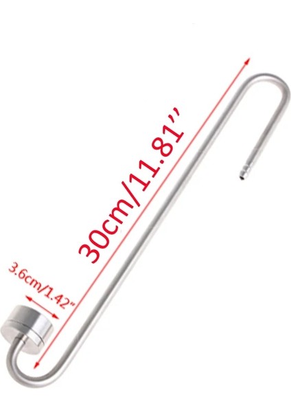 L300 Stili Akvaryum Ultra Ince Paslanmaz Çelik Co2 Difüzörü Mükemmel Co2 Çözünme Hızı M09 (Yurt Dışından) fiyatları