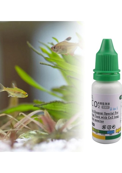Bir Stil 15ML Akvaryum Co2 Göstergesi Çözüm Monitörü Sıvı Cam Karbon Dioksit Denetleyicisi Balık Tankı Bitkileri Yaşam Durumu Sıvı Test Cihazı (Yurt Dışından)