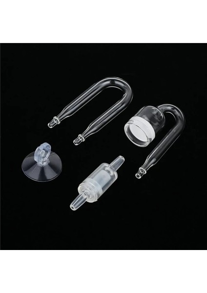 Sarı Stil Cam Co2 Reaktör Difüzör Akvaryum Balık Tankı Yoğun Akış Karbon Dioksit Kabarcık Sayacı Vantuz Akvaryum Dikilen Tank Için (Yurt Dışından)