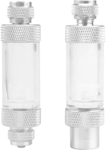 Çift Kafa Stili Akvaryum Çek Valf Tipi Tek Çift Kafa Regülatör Difüzör Co2 Kabarcık Sayacı Balık Tankı Kontrol Sayacı Kabarcık Ölçer (Yurt Dışından) modelleri