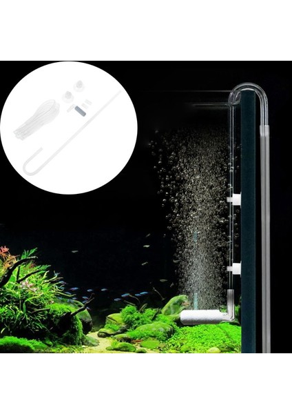 Akvaryum Co2 Sistemi Diffüz Derece Çekvalf Arcylic Tube, Emme C6UE ile (Yurt Dışından)