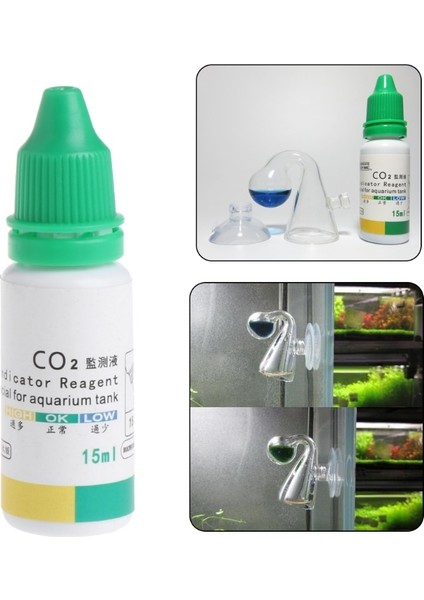 Type2 ve 15ML Stili Akvaryum Balıkları Tankı Co2 Diffüz Cam Damla Denetleyicisi Co2 Konsantrasyon Için Monitör Cam Damla Denetleyicisi Ph Uzun Vadeli Gösterge Test Cihazı (Yurt Dışından) indirimleri