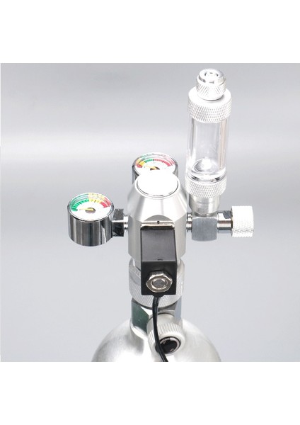 R101 Stili G58 DC12V Zrdr DC12V Akvaryum Co2 Regülatörü, Çek Valfli Kabarcık Sayacı Manyetik Solenoid Valf 360 ° Ince Ayar Valfi Karbondioksit (Yurt Dışından) modelleri