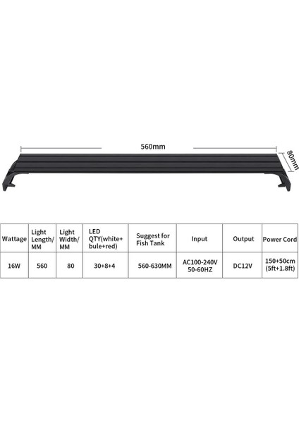SZD-D600 Stili Akvaryum Lambası Akvaryum Işığı Ayarlanabilir Parlaklık Üç Çeşit Aydınlatma Efekti Ayarı Balık Tankı Işık Zamanlaması Akvaryum (Yurt Dışından) fiyatları