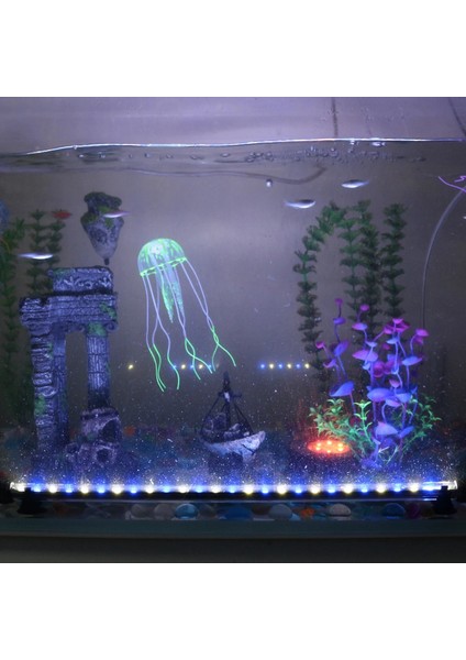 Mavi 18CM Tarzı Akvaryum Işık Balık Tankı LED Aydınlatma Su Geçirmez Dalgıç Bar Tüp Klip Lamba Akvaryumlar Dekor Aksesuarları Mavi Beyaz (Yurt Dışından) fırsatları