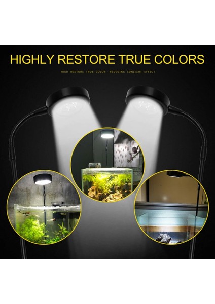 5W Tarzı USB Powered Süper Beyaz Balık Tankı LED Spot Ev Minyatür Peyzaj Bitki Sucul LED Işık Akvaryum Işığı Ahşap Tahta ile (Yurt Dışından) indirimleri