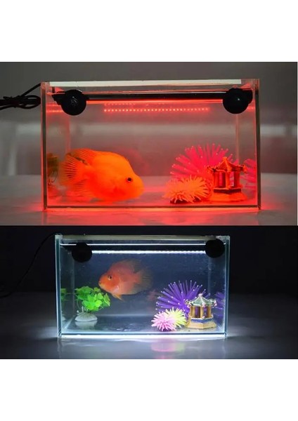 Ab Tak 38CM Stili Ab Tak Akvaryum Balık Tankı LED Işık Rgb Renkli Sualtı Dalgıç Işık Çubuğu Uzaktan Kumandalı Su Geçirmez Md Su Lambası (Yurt Dışından)