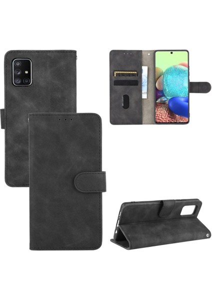 Kart Tutucu Kickstand Tam Koruma ile Samsung Galaxy A71 5g Için Kılıf (Yurt Dışından)