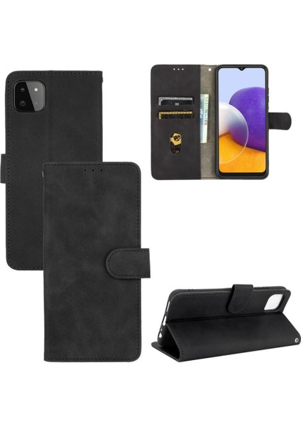 Samsung Galaxy A22 5g Için Kılıf Kart Tutucu Kickstand ile Tam Koruma (Yurt Dışından)