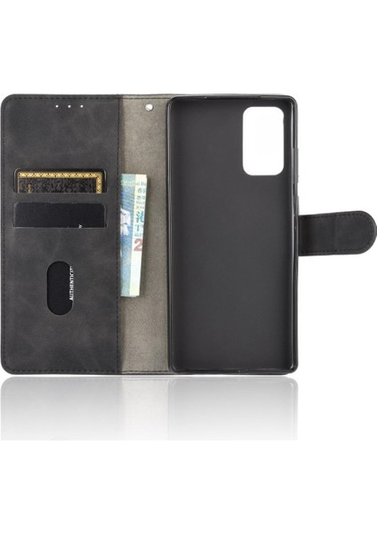Samsung Galaxy Not 20 Için Kılıf Kart Tutucu Deri ile Tam Koruma (Yurt Dışından)