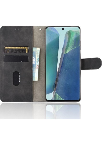 Samsung Galaxy Not 20 Için Kılıf Kart Tutucu Deri ile Tam Koruma (Yurt Dışından)