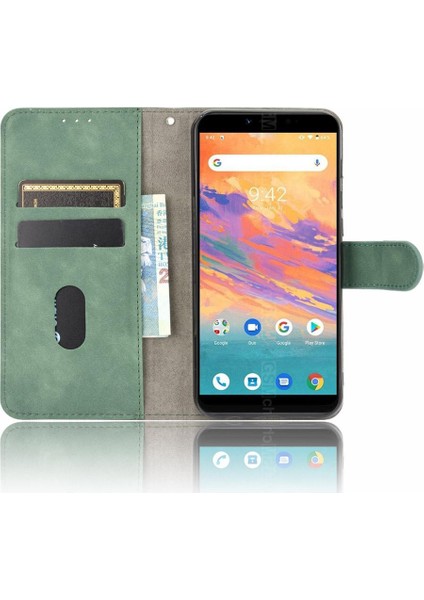 Umidigi A3S Kart Ekleme Tam Koruma Deri Folio Flip Için Kılıf (Yurt Dışından)