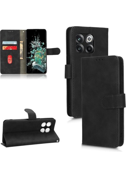Oneplus 10T 5g Için Kılıf Deri Folio Flip Case Koruyucu Kapak Tam (Yurt Dışından)