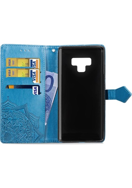 Samsung Not 9 Için Kılıf Darbeye Zarif Desen Basit Iş Durum (Yurt Dışından) modelleri