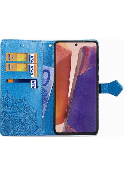 Samsung Not 20 Için Kılıf Basit Iş Kapak Kapak Darbeye Zarif (Yurt Dışından)