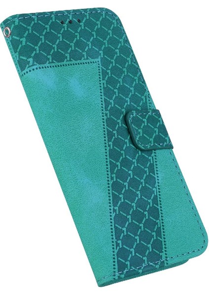Huawei P30 Lite Için Kılıf Cüzdan Kart Yuvası Fonksiyonu Pu Deri Flip Folio (Yurt Dışından)