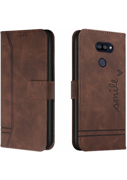 Lg K31 Manyetik Kapatma Kart Yuvaları Için Telefon Kılıfı Kapak El Kayışı Pu Flip (Yurt Dışından) indirimleri