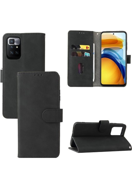 Kart Tutucu Kickstand Folyo ile Xiaomi Redmi 10 Kart Ekleme Için Kılıf (Yurt Dışından)