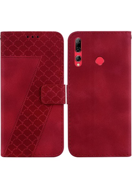 Huawei P Akıllı Artı 2019 Kart Yuvası Fonksiyonu Flip Folio Kapak Pu (Yurt Dışından)