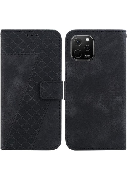 Huawei Nova Y61 Flip Folio Kapak Kart Yuvası Fonksiyonu Cüzdan Pu (Yurt Dışından)