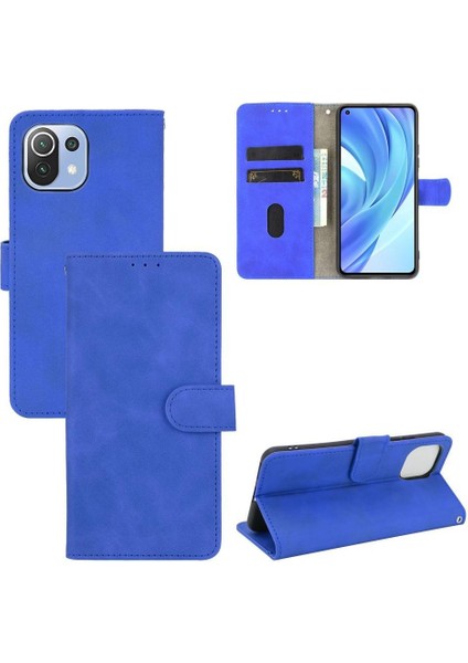 Kart Tutucu Kickstand Kart ile Xiaomi 11 Lite Koruyucu Kapak Için Kılıf (Yurt Dışından)