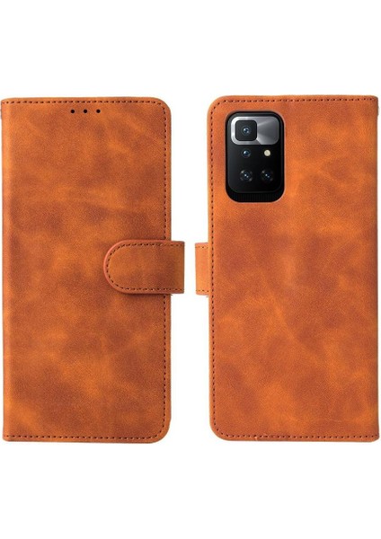 Kart Tutucu Kickstand Folyo ile Xiaomi Redmi 10 Kart Ekleme Için Kılıf (Yurt Dışından)