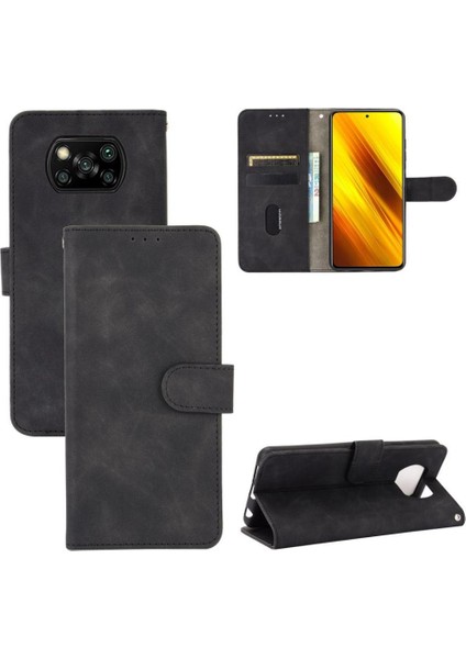 Kart Tutucu Kickstand Tam Koruma ile Xiaomi Poco X3 Nfc Için Kılıf (Yurt Dışından)