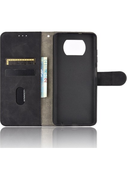 Kart Tutucu Kickstand Tam Koruma ile Xiaomi Poco X3 Nfc Için Kılıf (Yurt Dışından)