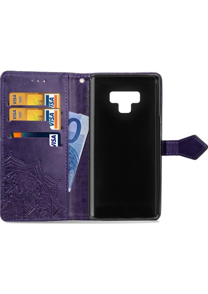 Samsung Not 9 Için Kılıf Darbeye Zarif Desen Basit Iş Durum (Yurt Dışından) modelleri