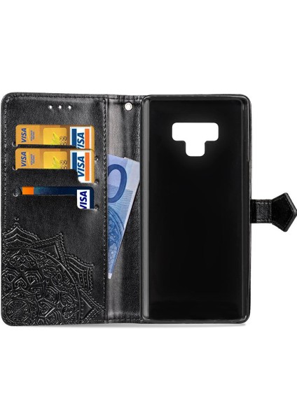 Samsung Not 9 Için Kılıf Darbeye Zarif Desen Basit Iş Durum (Yurt Dışından) modelleri