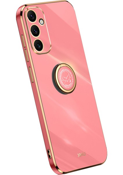 Samsung Galaxy A34 Için Xinli 5g Telefon Tpu Kasası Elektrapan Halkası Kickstand Anti-Drop Cover-Red (Yurt Dışından)