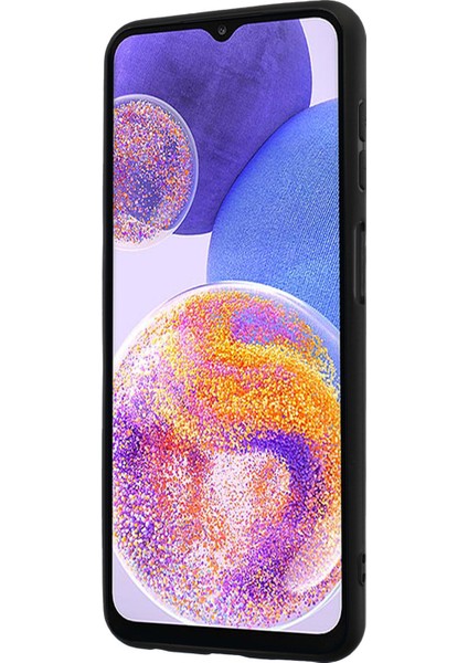 Samsung Galaxy A53 Için Koruyucu Kabuk 5g Çizelge Anti-Çizelge Ayna Benzeri Yüzük Kickstand Case Mat Tpu Telefon Kapak Black (Yurt Dışından)