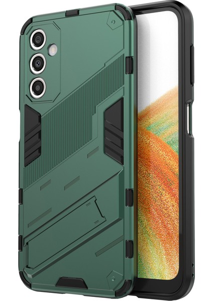 Samsung Galaxy A24 4g Kickstand Tpu+Pc Koruyucu Cep Telefonu Kapak Yeşil (Yurt Dışından)