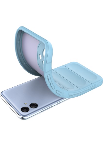 Samsung Galaxy A04E Için 4G/F04 4G/M04 4g Yumuşak Sağlam Arka Kapak Anti-Çizgiye Damalı Damla Koruma Koruyucu Koruyucu Kılıf Baby Mavi (Yurt Dışından) fiyatları