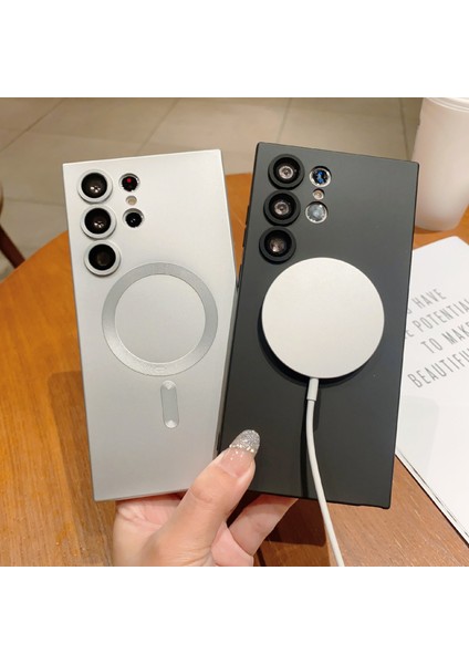 Samsung Galaxy S22 Ultra 5g Tpu Telefon Kılıfı Için Magsafe Kalu Telefon Kapak Pembe (Yurt Dışından) fiyatları