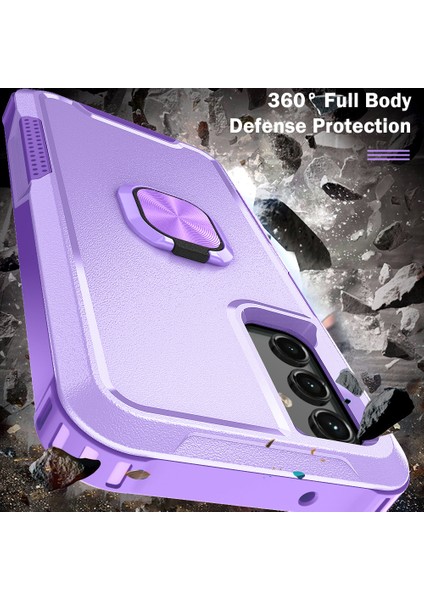 Samsung Galaxy A54 Için 5g Rotatable Ring Kickstand Telefon Kılıfı Pc+Silikon Anti-Çizelge Kapak Light Mor (Yurt Dışından) fiyatları