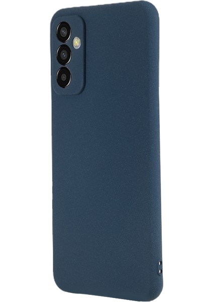 Samsung Galaxy M13 Için 4G/F13 4g Tpu Telefon Kılıfı Çift Taraflı Mat Telefon Kapağı Çizelge Karşıtı Kabuk Navy Mavi (Yurt Dışından)