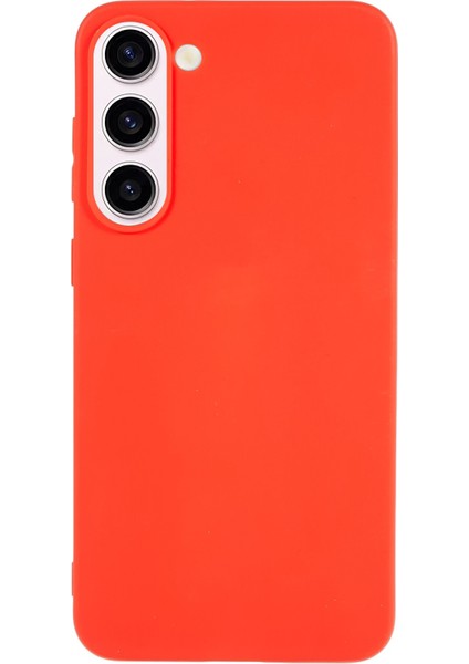 Samsung Galaxy S23 Için+ Yumuşak Tpu Mat Kaplama Kılıfı Pürüzsüz Esnek Koruyucu Telefon Kapak-Kırmızı (Yurt Dışından)