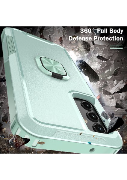 Samsung Galaxy A54 Için 5g Rotatable Ring Kickstand Telefon Kılıfı Pc+Silikon Anti-Çizelge Kapak Yahudi (Yurt Dışından) fiyatları