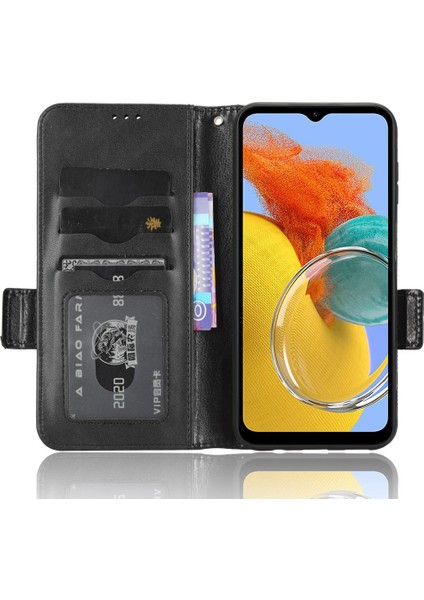 Samsung Galaxy Için M54 5G/F54 5g Pu Deri Cüzdan Telefon Kılıfı Stand-Black ile Basılı Üçgen Telefon Kapağı (Yurt Dışından) fiyatları