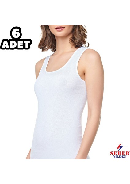 Seher Ribana Bayan Geniş Askılı Atlet 6'lı