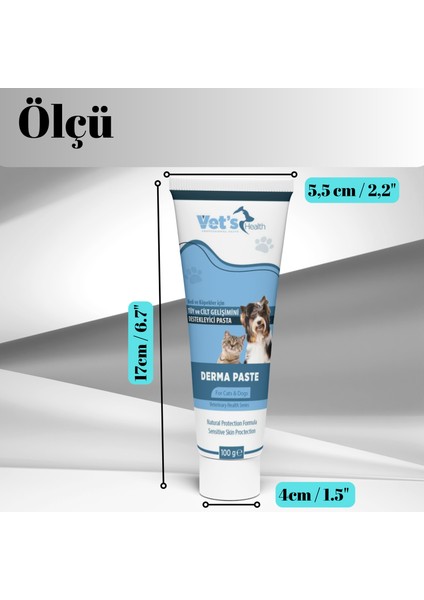 Derma Paste Kedi ve Köpekler Için Tüy ve Cilt Gelişimini Destekleyici Pasta 100G